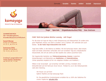 Tablet Screenshot of kama-yoga.de